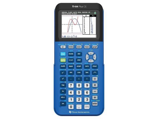 Texas Instruments TI-84 Plus CE Graphing Calculator - Blue