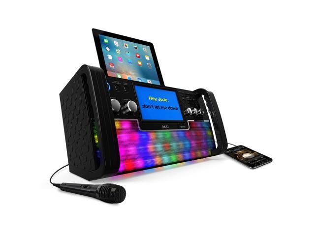 Akai KS780-BT Bluetooth CD&G Karaoke System, Black - Newegg.com