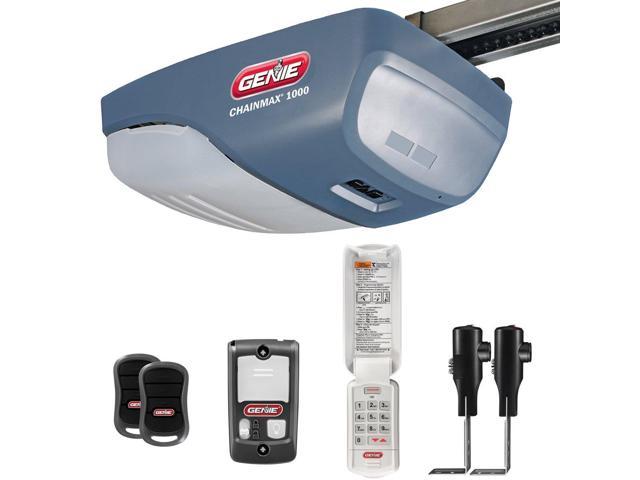 Genie ChainMax 1000 3/4 HPc Chain Drive Garage Door Opener with Added ...