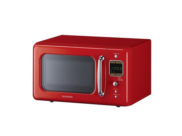 Daewoo Kor 7lrer Retro Countertop Microwave Oven 0 7 Cu Ft