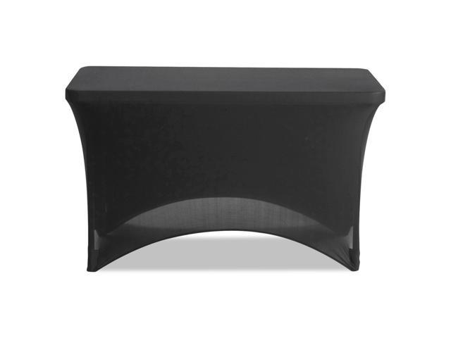 Stretch Fabric Table Cover Polyester Spandex 24 X 48 Black