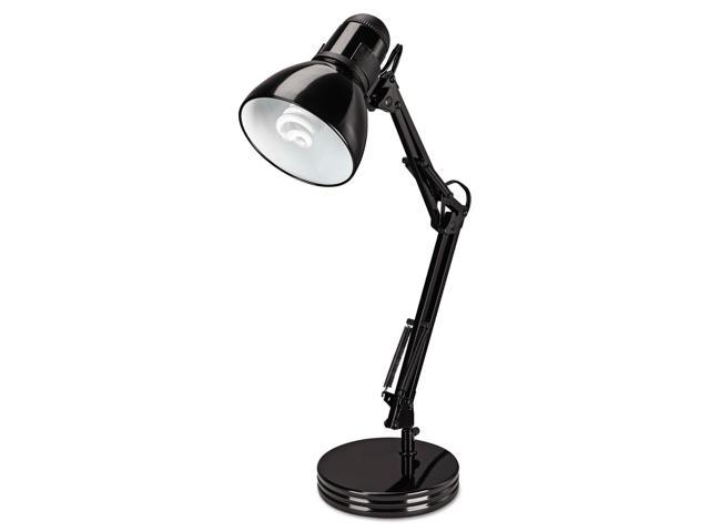 Architect Desk Lamp, Adjustable Arm, 22"H, Black