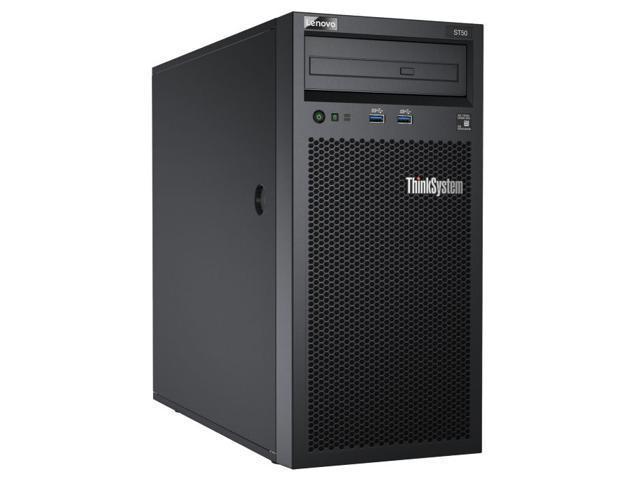 Lenovo ThinkSystem ST50 7Y49A00YNA 4U Tower Server - 1 x Intel Xeon E-2176G Hexa-core (6 Core) 3.70 GHz - 8 GB Installed TruDDR4 - Serial ATA/600 Controller - JBOD RAID Levels - 1 x 250 W