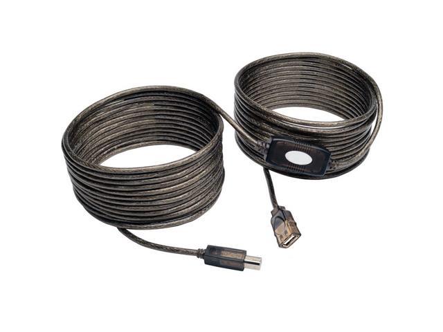 15M 50Ft USB 2.0 Extension Cable With Booster Repeater Extender AA MF