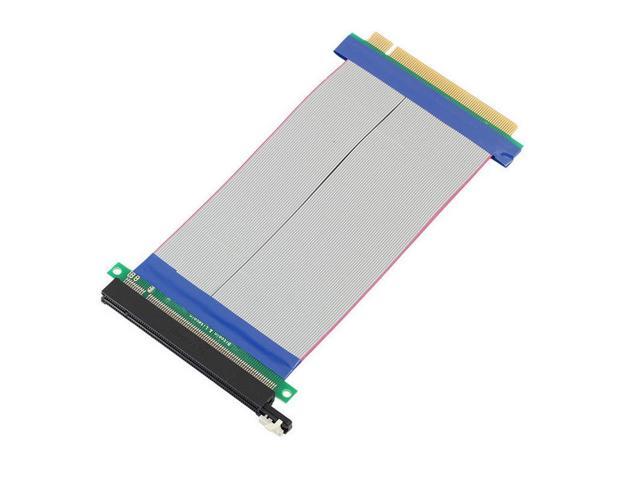 16X to 16X PCI-E Express Ribbon Flexible Powered Riser Extender Extension Cable 16X to 16X PCI-E Express Ribbon Flexible Powered Riser Extender Extension Cable