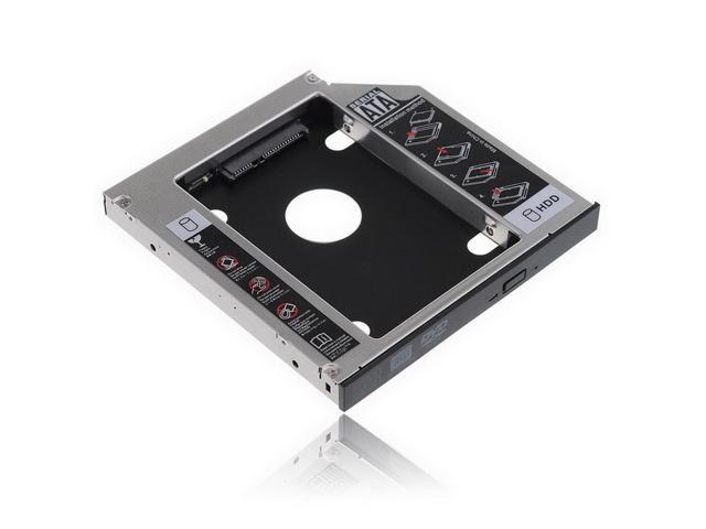 axGear Laptop Optical Bay Hard Drive Tray SATA HDD Caddy Notebook 2nd ...