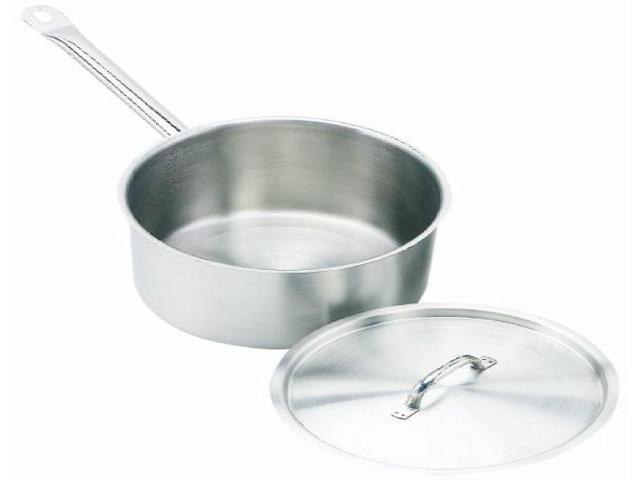 CRESTWARE 3-1/2-Quart Stainless Steel Sauce Pan, Silver (SSPAN3WC)