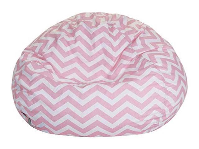 Baby Pink Chevron Small Bean Bag Newegg Com Baby Pink Chevron Small Bean Bag, Majestic Home Goods Wales Bean Bag Chair Lounger