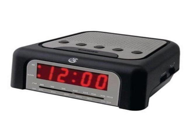 C224B GPX Dual Alarm Clock AM/FM Radio with Red LED Display BRAND NEW 