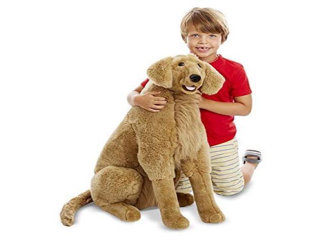 melissa & doug golden retriever giant dog stuffed animal