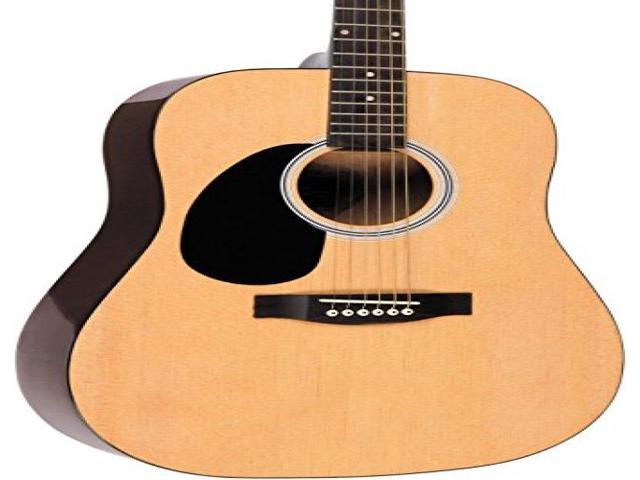 rogue left handed acoustic guitar