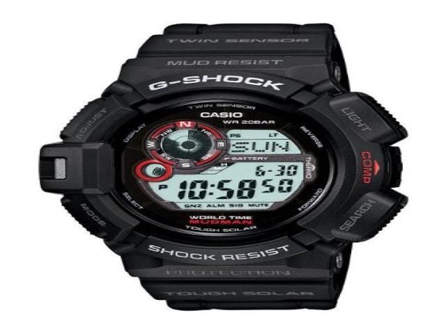 Casio G9300-1 Men's G-Shock Moon Phase World Timer Alarm Watch