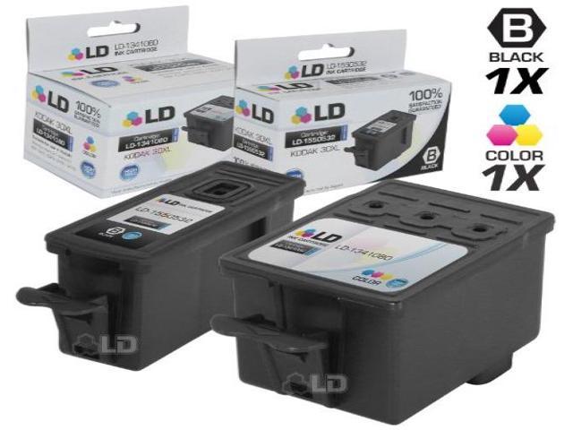 LD Products Compatible Ink Cartridge Replacements for Kodak 30XL High Yield (1 Black, 1 Color, 2-Pack) for ESP 1.2, ESP 3.2, ESP C110, ESP C310, ESP C315, Hero 2.2, Hero 3.1, Hero 4.2, Hero 5.1
