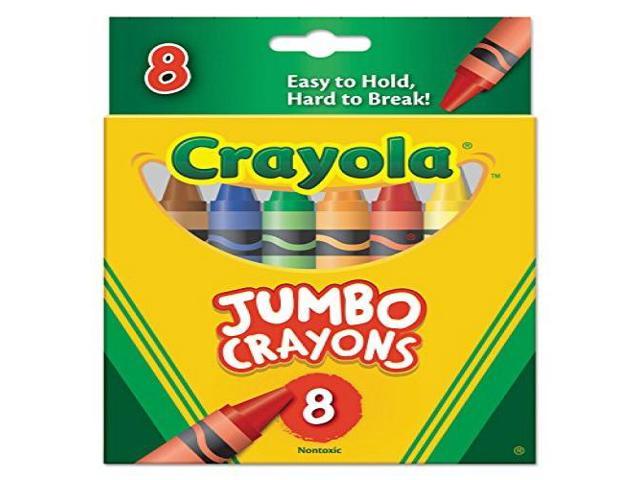 Crayola 520389 So Big Crayons, Large Size, 5 x .56, 8 Assorted