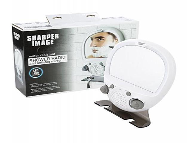 sharper image bluetooth shower radio