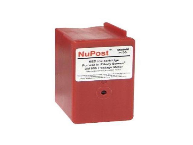 Compatible Pitney Bowes Postage Meter DM100i/ DM200L/ P700 Red Ink  Cartridge (OEM# 793-5) (3,000 Yield)