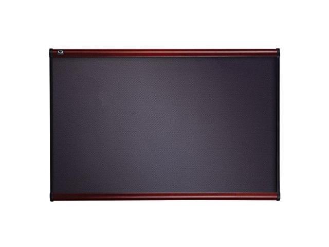 Quartet Prestige Grey Diamond Mesh Fabric Bulletin Board 3 X 2