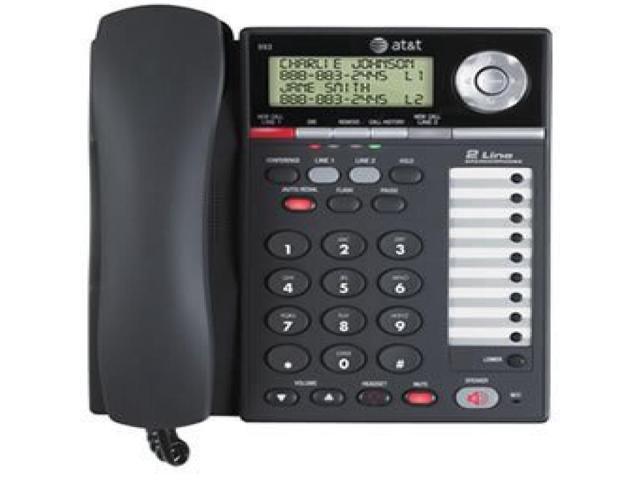 AT/&T ML17939 2-Line Corded Telephone with Digital Answering System and Caller ID