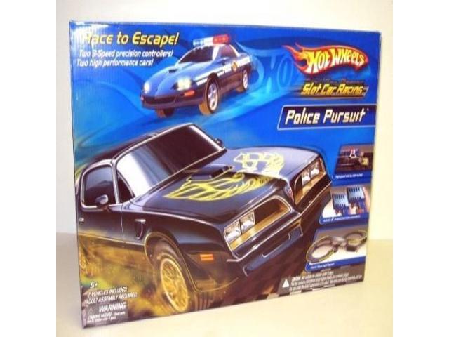 hot wheels police pursuit slot car racing set