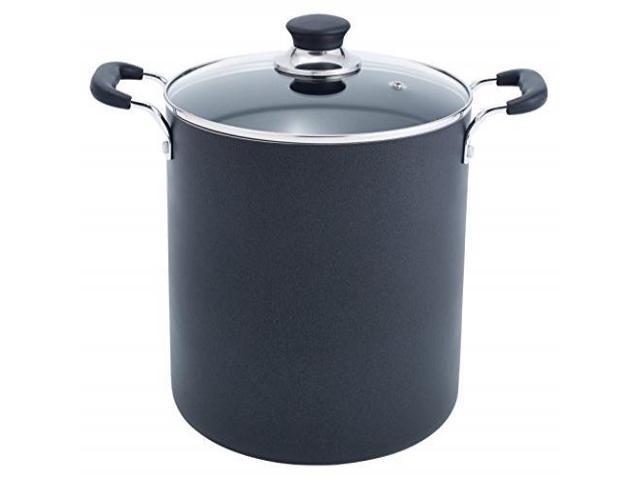 Photo 1 of *USED/SEE NOTES* Nonstick Dishwasher Safe Oven Safe Stockpot Cookware, 12-Quart, Black