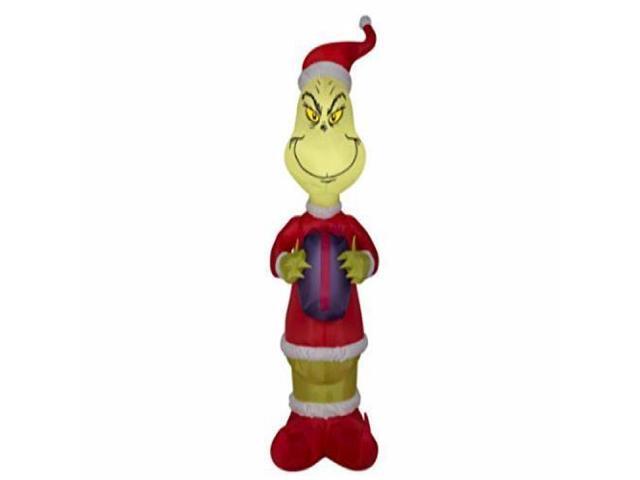 Gemmy 81246 Airblown Grinch With Present Christmas Inflatable 4 Ft Tall Core