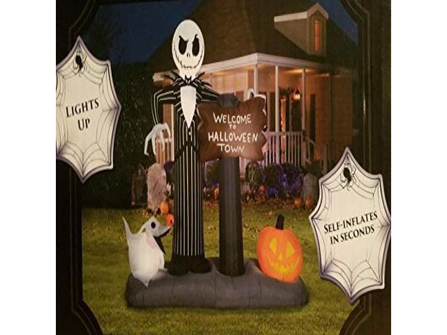 Gemmy Corp Nightmare Before Christmas 6ft Jack Skellington Zero