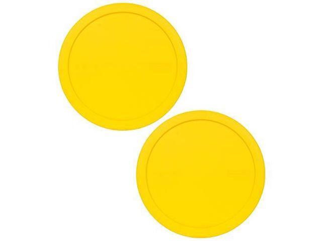 2 Pack Pyrex 323-PC 1.5 Quart White Round Plastic Mixing Bowl Lid