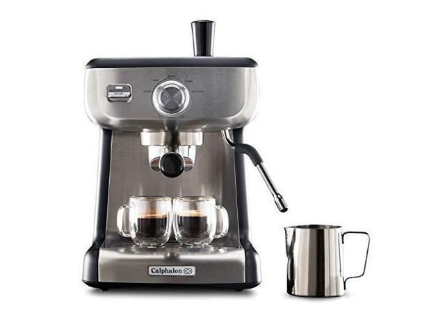 Photo 1 of Calphalon BVCLECMP1 Temp iQ Espresso Machine with Steam Wand, Stainless