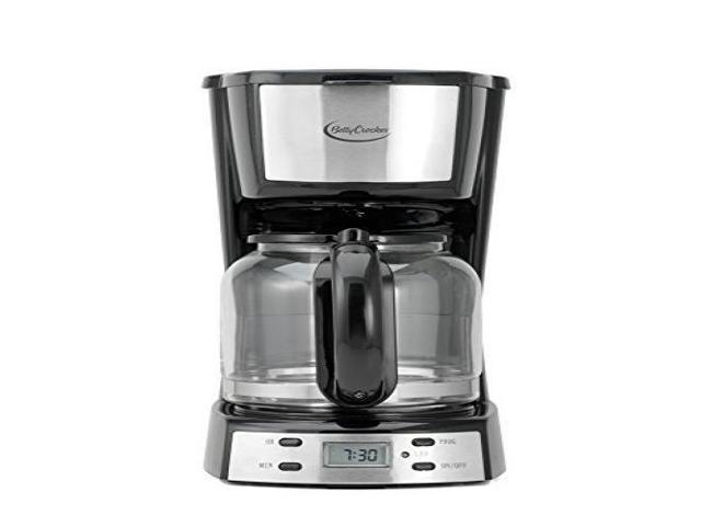 Betty Crocker BC-2809CB - 12-Cup Stainless Steel Coffee Maker