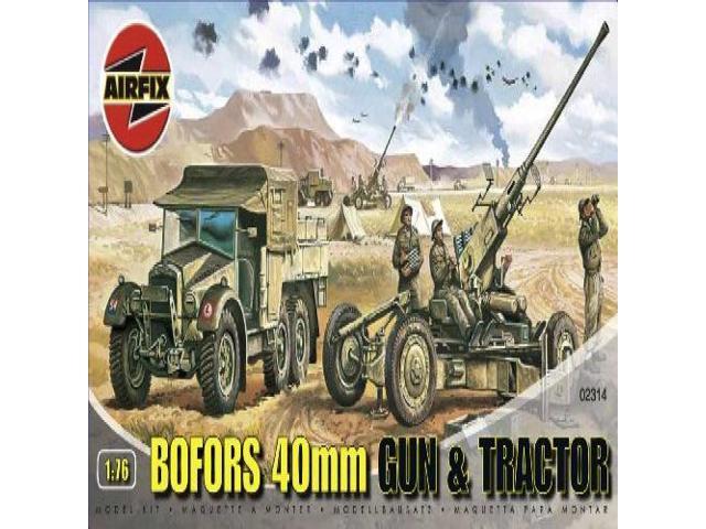 A02314 AIRFIX 1//76 BOFORS 40 mm /& TRACTOR.