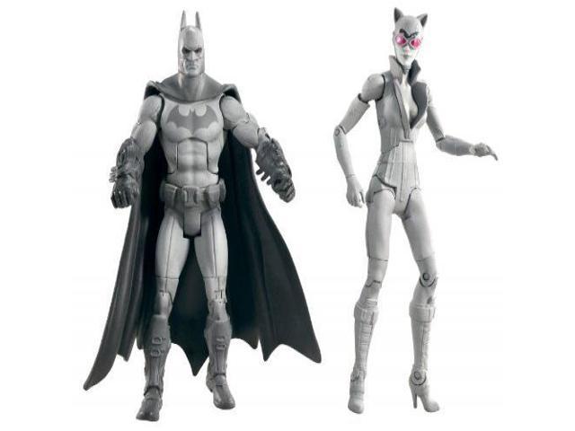 Batman Legacy Arkham City Batman and Catwoman Collector Figure 2-Pack  (Black and White Deco) 