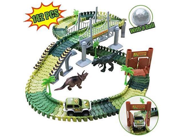 dinosaur world race track