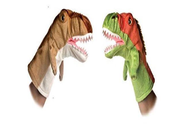 Photo 1 of Aurora Bundle of 2 10" T-Rex & 10" Velociraptor Hand Puppet