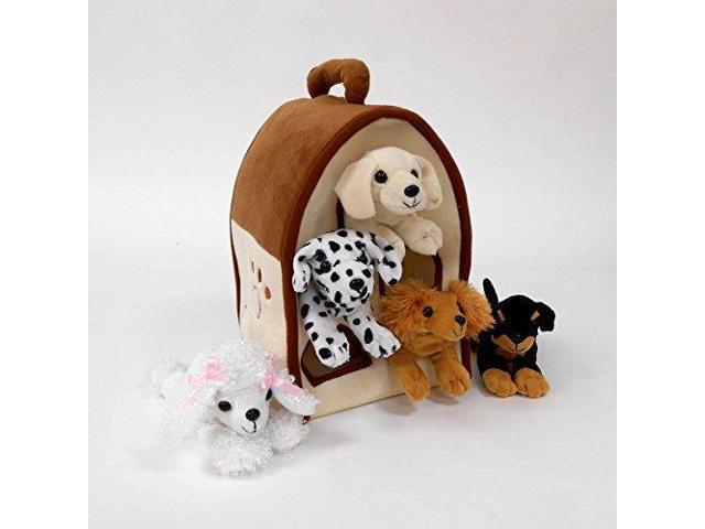 stuffed animal dog house