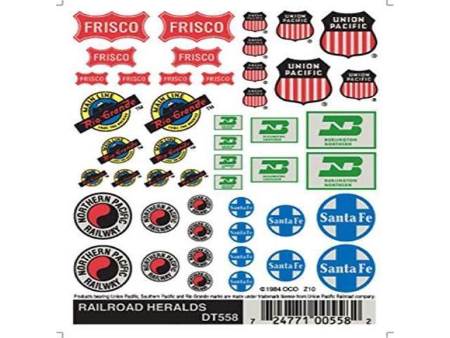 Woodland Scenics Boxcar Decals Union Pacific HO DT603 