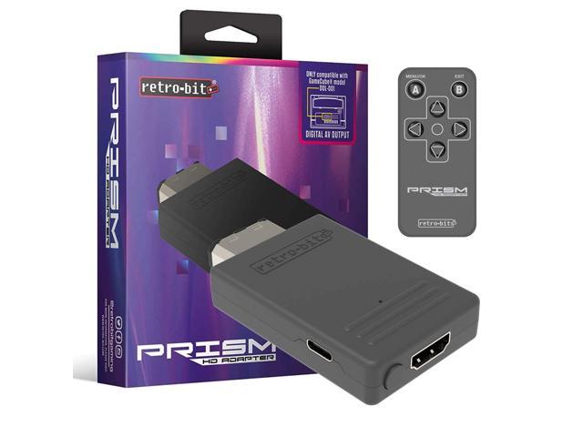 Retro-Bit Prism HDMI Adapter for GameCube - AV to HDMI Converter/Upscaler for 1080P Support