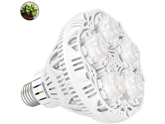 SANSI LED Plant Light Grow Bulb Full Spectrum 30W Daylight E26 UV&IR Home Used 