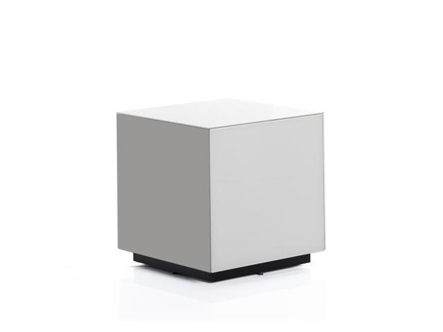 Sonorous Stb 45 All Glass Cube Side Table Night Stand Newegg Com