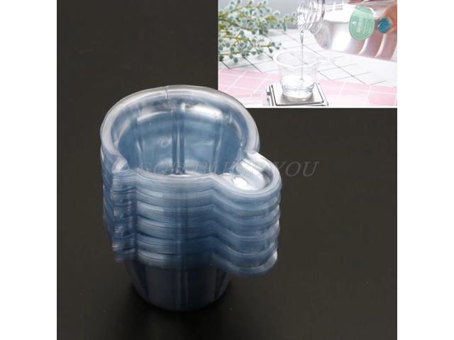 50Pcs Plastic 40ml Disposable Cups Dispenser For Epoxy Resin Mold Jewelry Making