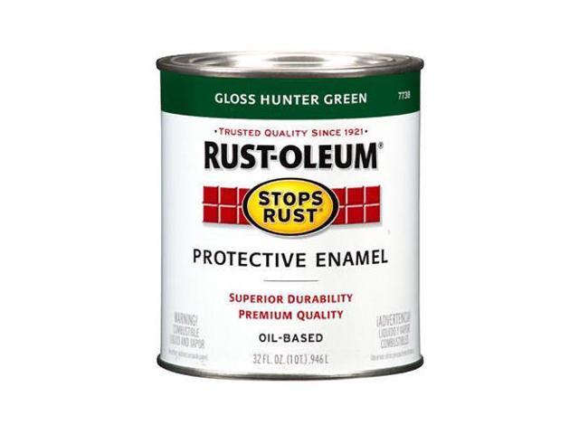 rustoleum dark hunter green quart