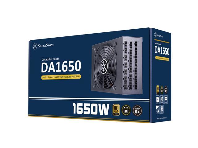 SilverStone Technology DA1650, 1650W Fully Modular ATX Power Supply, 80  Plus Gold, SST-DA1650-G