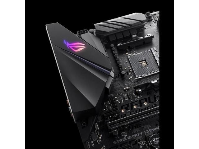 Asus Rog Strix B450 F Gaming Motherboard Atx Socket Am4 Amd B450 Usb 3 1 Gen 1 Usb 3 1 Gen 2 Gigabit Lan Newegg Com