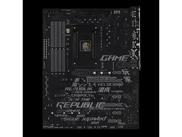 Asus Rog Strix B450 F Gaming Motherboard Atx Socket Am4 Amd B450 Usb 3 1 Gen 1 Usb 3 1 Gen 2 Gigabit Lan Newegg Com