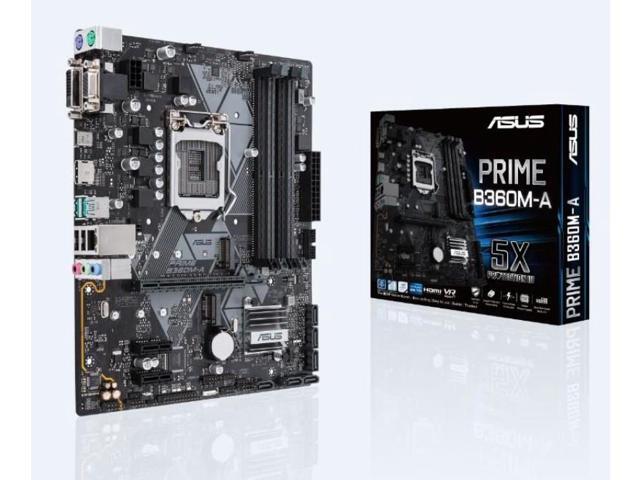 ASUS Intel PRIME B360M-A Socket LGA 1151 DDR4 Micro ATX Motherboard