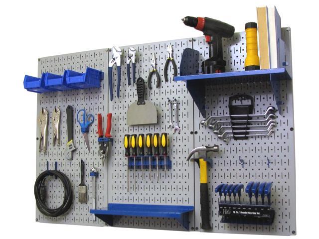 Wall Control Pegboard Standard Tool Storage Kit Metallic/black Ships for sale online 