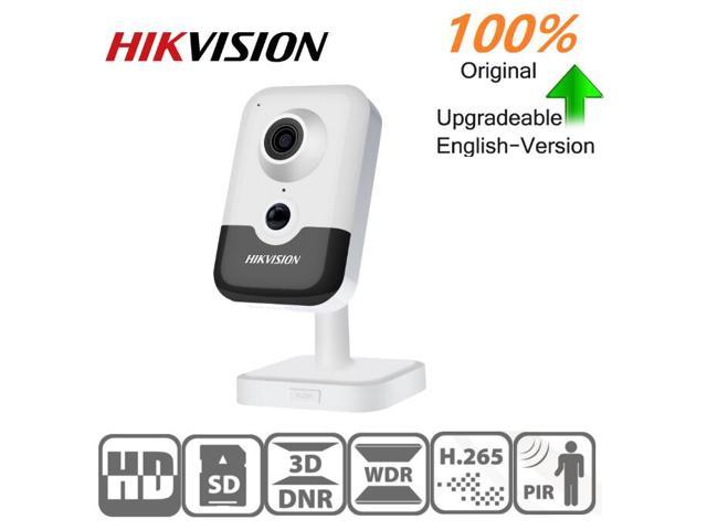 HIkvision DS-2CD2443G0-IW 4MP IR Fixed Cube Network Camera POE H.265+ SD Card Slot IR 10m Mini Wifi IP Camera For Home Security
