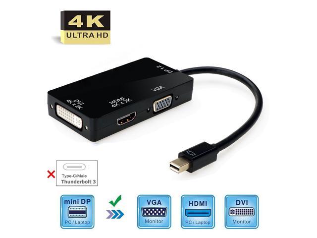 Mini DP to DVI VGA HDMI HDTV Adapter 3 in1 For Microsoft Surface Pro 3 2 1  Y 