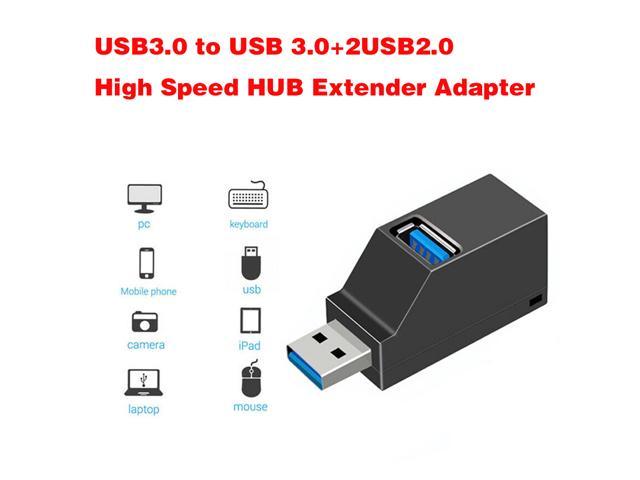 USB 3.0 Hub, 3 Port Mini Portable Fast High Bus Powered Data USB Hub Transfer, Splitter Box Adapter Expansion for PC Notebook Laptop Computer Mac Linux Windows - Newegg.com