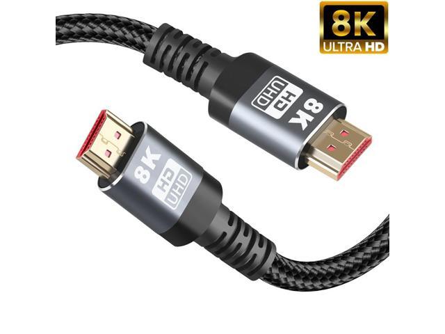 UGREEN 8K Micro HDMI to HDMI Cable 3.3FT, 2.1 Aluminum Shell Braided 48Gbps  Ultra High Speed 8K@60hz, 4K@120hz Support HDR eARC Dolby Compatible with