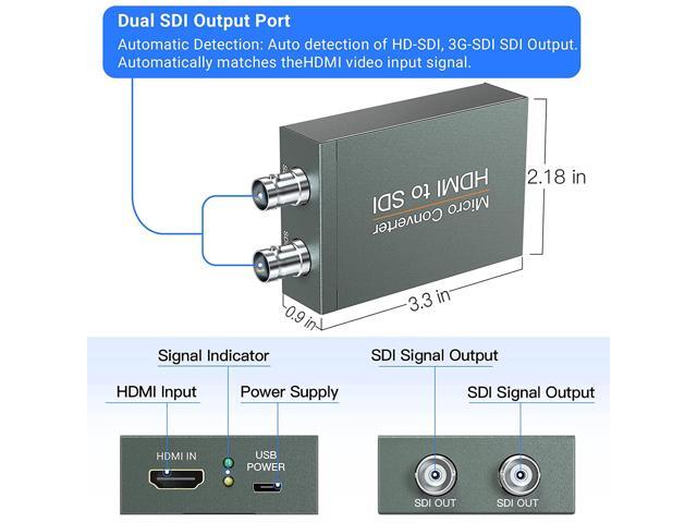 Blackmagic Micro Converter SDI to HDMI 3G wPSU (CONVCMIC/SH03G/WPSU